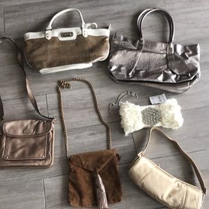 Lot of 6 purses